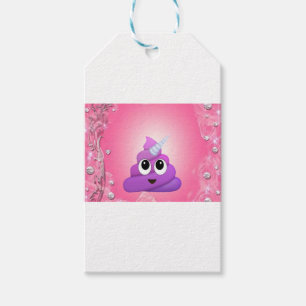 Personalisierter magischer Unicorn kacken Emoji Geschenkanhänger