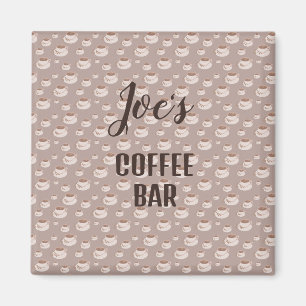 Personalisierter Magnet für die Kaffee-Bar-Station