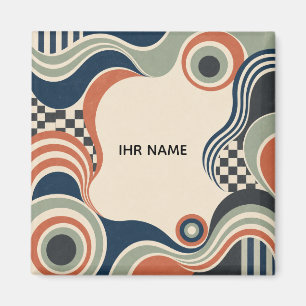 Personalisierter Magnet – Retro Focus
