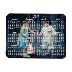Personalisierter Magnetkalender 2017 3x4 Magnet