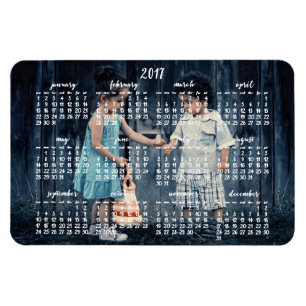 Personalisierter Magnetkalender 2017 4x6 Magnet