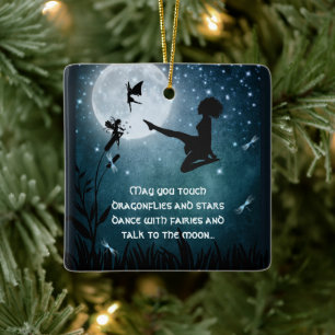 Personalisierter Mai Sie tanzen mit Fairies Irish  Keramikornament