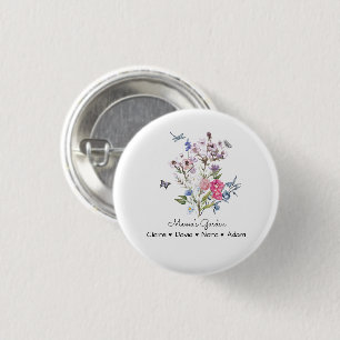 Personalisierter Mama-Garten Button