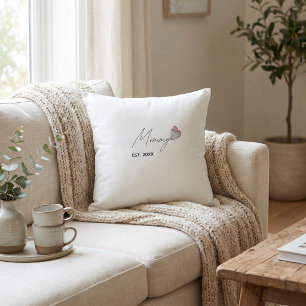 Personalisierter Mama-Gründungsjahr-Wurf-Geschenk  Kissen