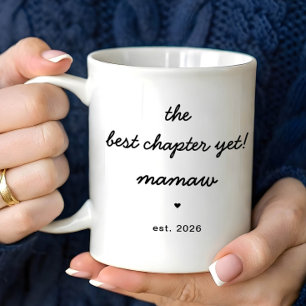 Personalisierter Mamaw-Becher Bestes Kapitel bishe Kaffeetasse