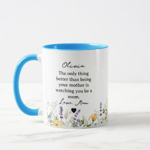 Personalisierter Mamma-Garten Individuelle Blume Tasse