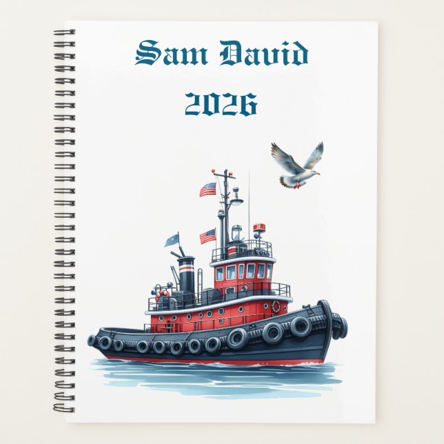 Personalisierter Männerplaner 2026 Planer (Vorderseite)