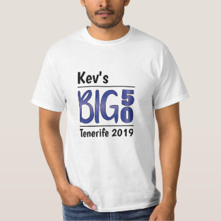 Personalisierter Mannes50. Geburtstag T-Shirt
