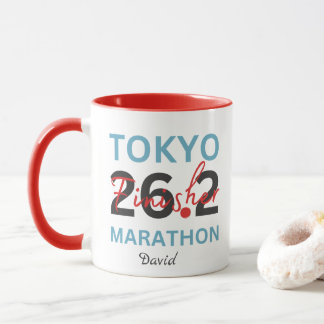 Personalisierter Marathonfinisher von Tokio, Gesch Tasse