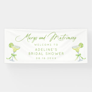 Personalisierter Margs und Matrimony Brautparty Banner