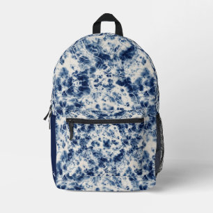 Personalisierter Marmor-Tie-Dye-Rucksack Bedruckter Rucksack