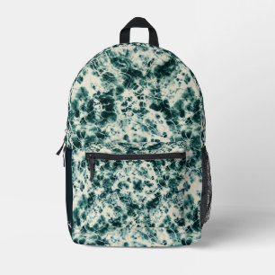 Personalisierter Marmor-Tie-Dye-Rucksack Bedruckter Rucksack