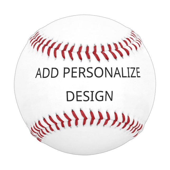 Personalisierter maßgeschneiderter Baseball – Füge (Vorderseite)