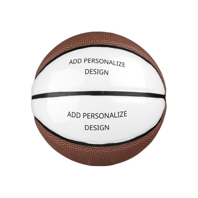 Personalisierter maßgeschneiderter Basketball – Ih (Vorderseite)