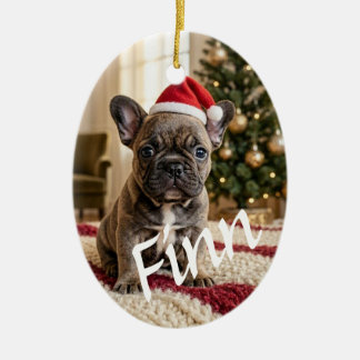 Personalisierter maßgeschneiderter chic Foto-Keram Keramik Ornament