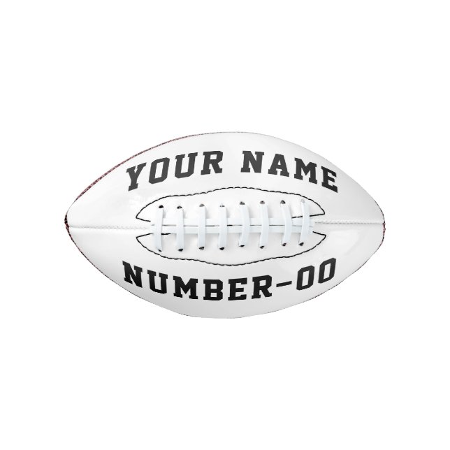 Personalisierter maßgeschneiderter Fußball – Fügen Football (Vorderseite)