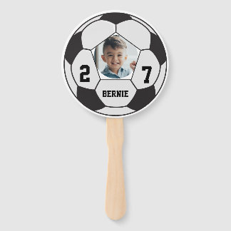 Personalisierter maßgeschneiderter Fußballspieler Fächer