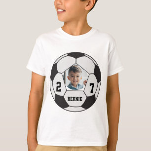 Personalisierter maßgeschneiderter Fußballspieler- T-Shirt