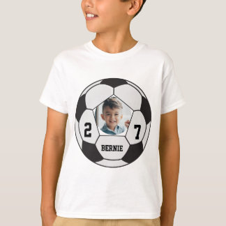 Personalisierter maßgeschneiderter Fußballspieler- T-Shirt