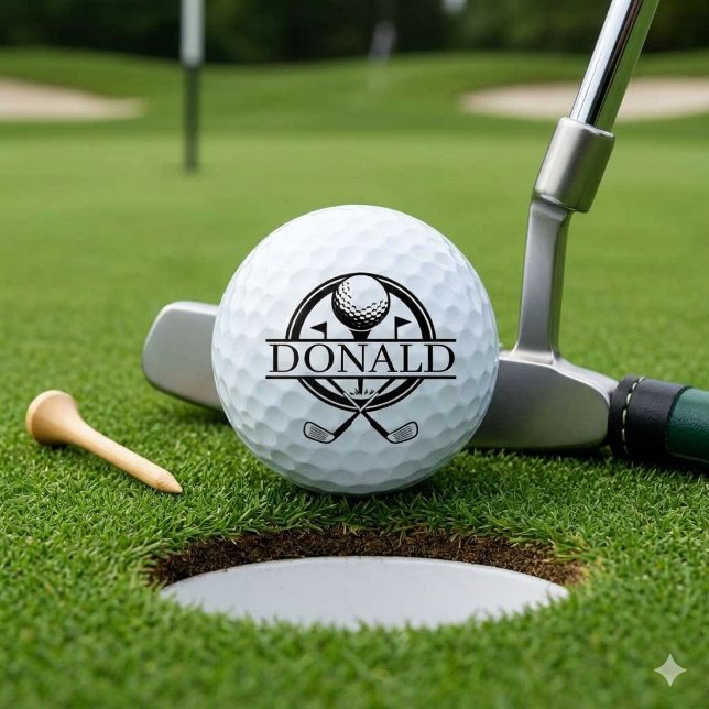 Personalisierter maßgeschneiderter Golfball, benut Golfball (Von Creator hochgeladen)