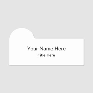 Personalisierter maßgeschneiderter professioneller namensschild
