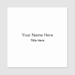 Personalisierter maßgeschneiderter professioneller namensschild