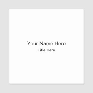 Personalisierter maßgeschneiderter professioneller namensschild