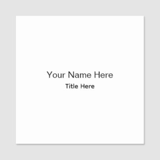Personalisierter maßgeschneiderter professioneller namensschild