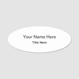 Personalisierter maßgeschneiderter professioneller namensschild