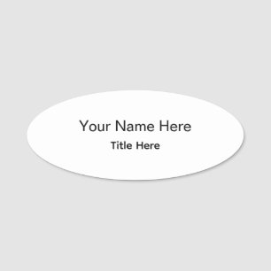 Personalisierter maßgeschneiderter professioneller namensschild