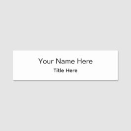Personalisierter maßgeschneiderter professioneller namensschild