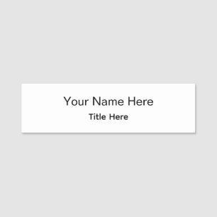 Personalisierter maßgeschneiderter professioneller namensschild