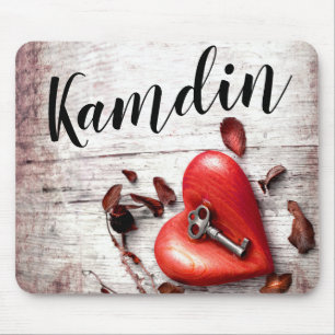 Personalisierter Maus-Pad Land Holzschlüssel für m Mousepad