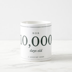 Personalisierter Meilenstein-Becher Kaffeetasse