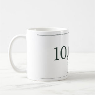 Personalisierter Meilenstein-Becher Kaffeetasse