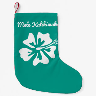 Personalisierter Mele Kalikimaka Kleiner Weihnachtsstrumpf