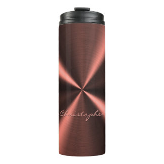 Personalisierter metallischer Look - Kupfer Thermosbecher