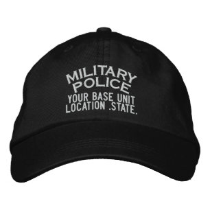 Personalisierter Militärpolizist Bestickte Baseballkappe