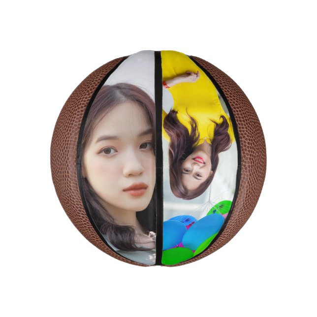 Personalisierter Mini-Basketball mit Foto Mini Basketball (Vertikal)