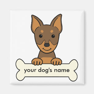 Personalisierter MiniaturPinscher Magnet