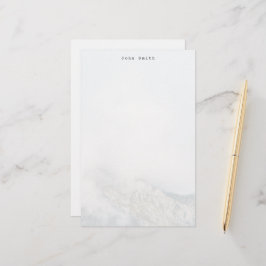 Personalisierter minimalistischer Berg Briefpapier