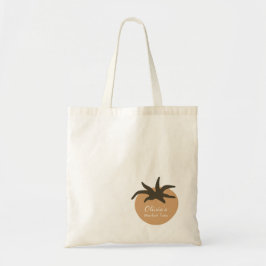 Personalisierter minimalistischer botanischer Toma Tragetasche