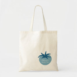 Personalisierter minimalistischer botanischer Toma Tragetasche