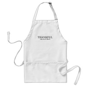 Personalisierter minimalistischer eleganter weißer schürze