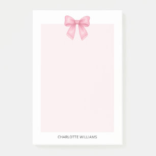 Personalisierter Minimalistischer feminininer Coqu Post-it Klebezettel
