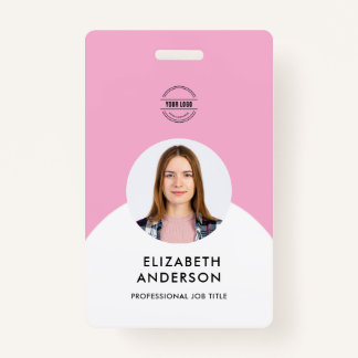 personalisierter Minimalistischer Mitarbeiter Ausweis