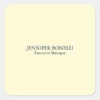 Personalisierter minimalistischer Name in Cremefar