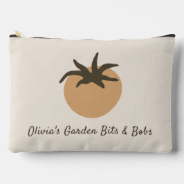 Personalisierter minimalistischer Tomatengarten Sa Zubehörtasche