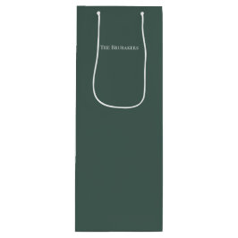 Personalisierter Minimalistischer Urlaub mit feste Geschenktüte Für Weinflaschen