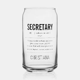 Personalisierter Minister Funny Dosenglas